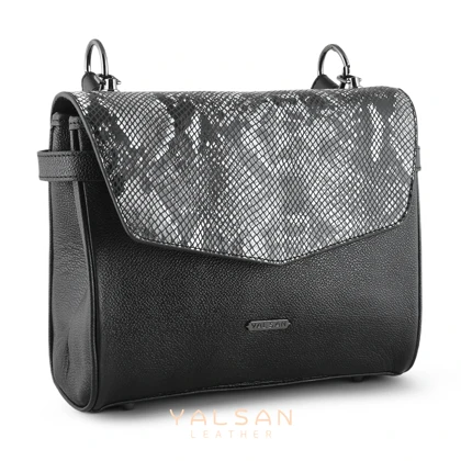 کیف دوشی و دستی زنانه چرم یلسان مدل ماژولار ستا کد 214-MC