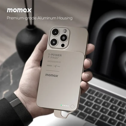 پاور بانک 10000 تایپ‌سی 30 وات مومکس Momax IP158 با قابلیت اتصال مگنتی به گوشی