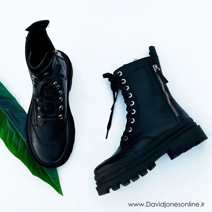 نیم بوت زنانه استرادیواریوس مدل Stradivarius Flat Ankle Boots - BTB60