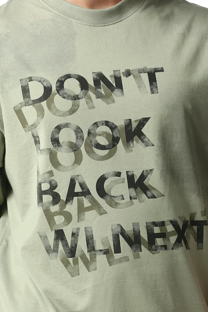 تیشرت آستین کوتاه چاپی Don't look مردانه