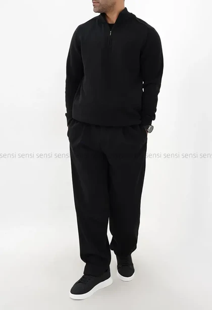 شلوار ماکائو نیم بگ مردانه کد20000030