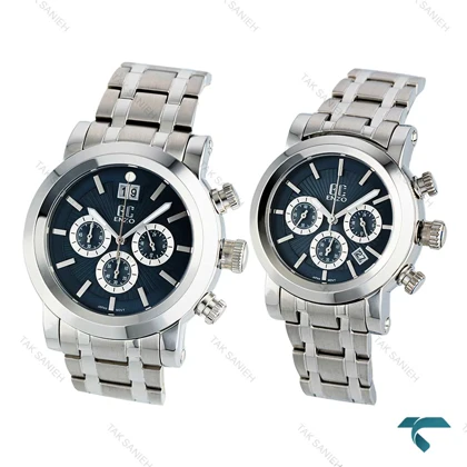 ساعت ست انزو EC-2168AVS سه موتوره صفحه سرمه ای Enzo-8126-S