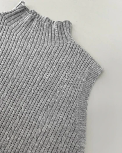 تاپ بافت یقه ایستاده کد 4224