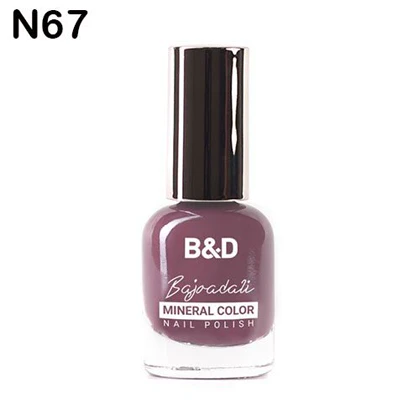 لاک ناخن بی اند دی B&D ساده سری N