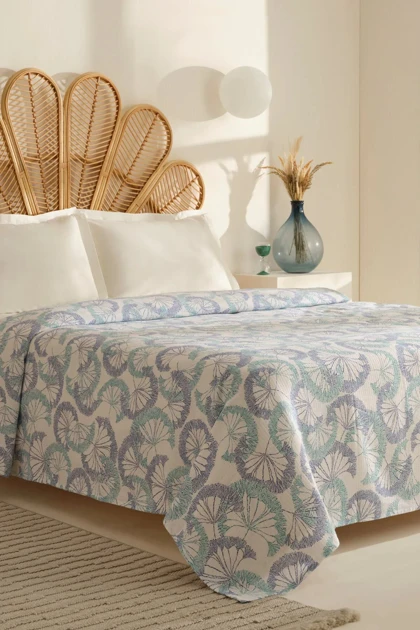 روتختی پیکه دو نفره Karaca Home مدل Almyra پنبه - آبی