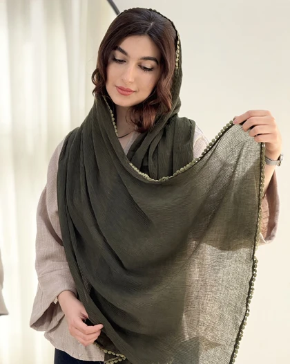 شال پلیسه ژاله