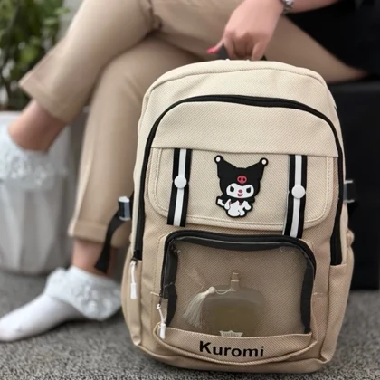 کوله پشتی مدرسه kuromi مدل zp