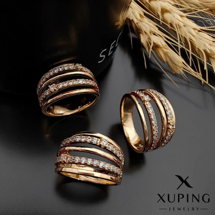 انگشتر طرح طلا ژوپینگ ماه گل