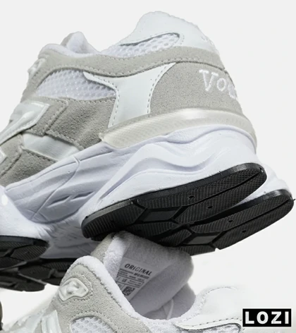کفش کتانی مردانه و زنانه سفید طوسی NEW BALANCE 9060 مدل 7229