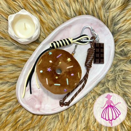چارم بگ آویز کیف مدل دونات پینترستی