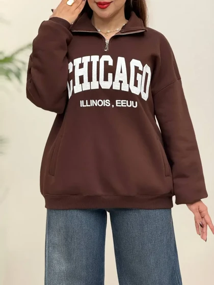 3995-دورس نیم زیپ chicaGo