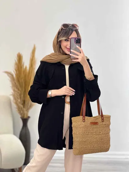 مانتو دو جیب ماهور