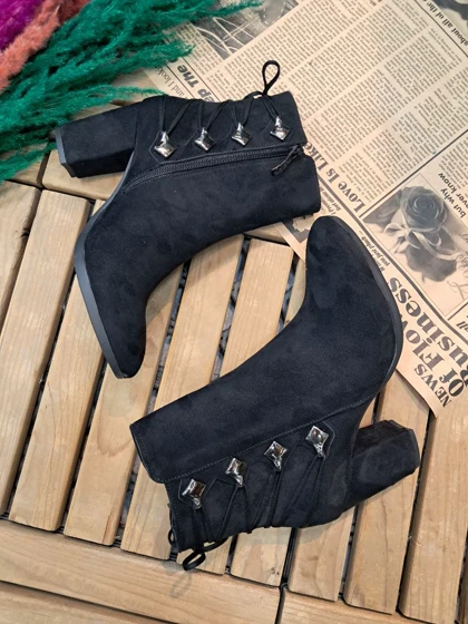 پاشنه‌دار 7 سانت بغل زیپ