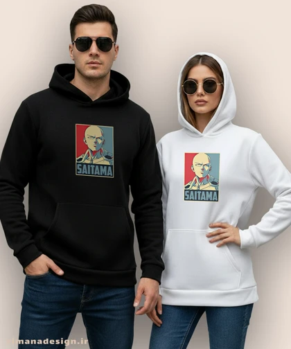 هودی مردانه و زنانه طرح وان پانچ من شخصیت سایتاما کد 901
