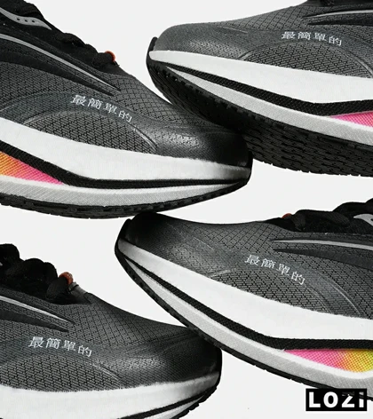 کفش کتانی مشکی Saucony Ride Review v.2