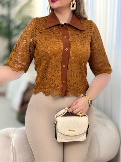 شومیز دانتل الهام 2801