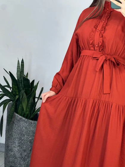 پیراهن مانتویی الین