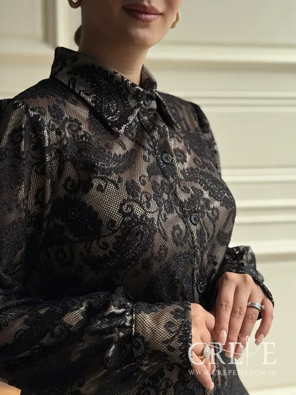 شومیز ساتن گیپور