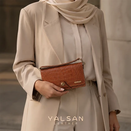 کیف دستی چرم یلسان مدل رادیس کد 014-GC