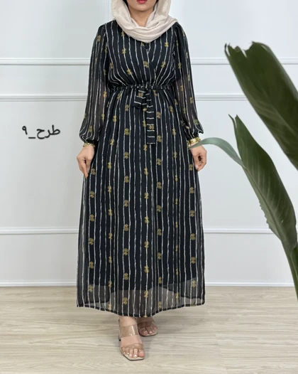 پیراهن ژیوا _ کد 094 ( چپ و راستی بلند )