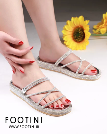 صندل مجلسی دارانا نگینی نقره‌ای