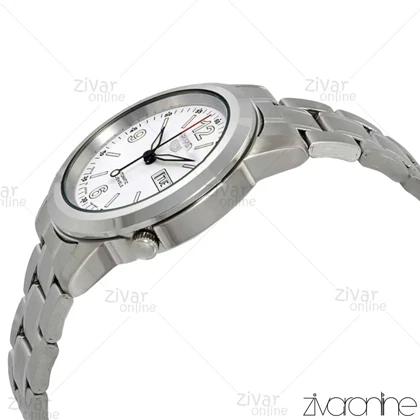 ساعت سیکو 5 اصل مردانه سیلور صفحه سفید اتوماتیک 104167