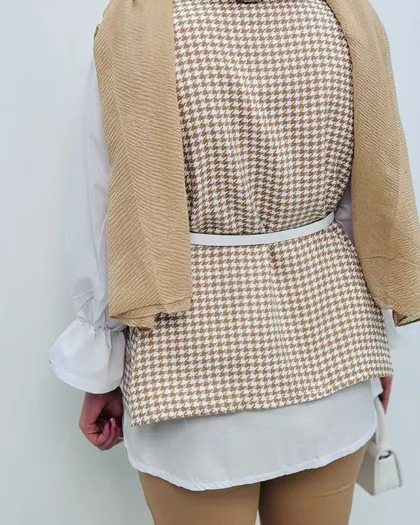 ست سه تیکه شومیز و کمربند