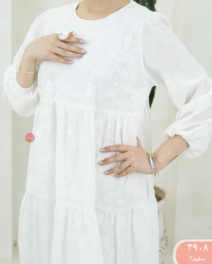 پیراهن خامه دوزی 3908