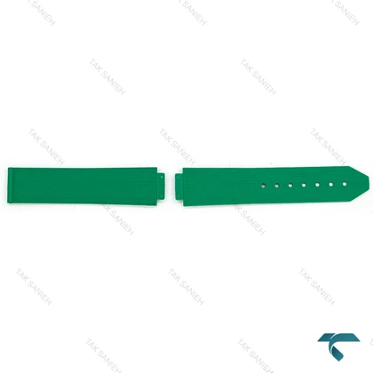 بند رابر هابلوت زنانه سبز رنگ Hublot-Strap-8171-L