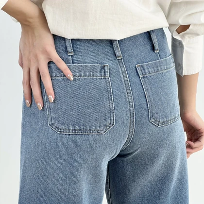 شلوار جین واید لگ 1008174