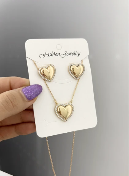 نیمست قلبی زنانه آینه ای ژوپینگ 784