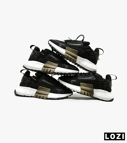 کفش کتانی مشکی سفید ریباک Reebok Zig Kinetica 2.5 Edge
