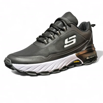 اسکیچرز مکث ضدآب مشکی سفید