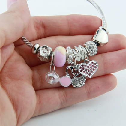 دستبند پاندورا مدل قو