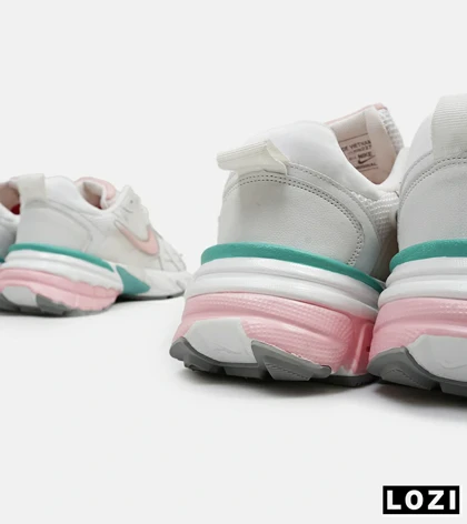 کفش کتانی زنانه سفید صورتی Nike cushlon