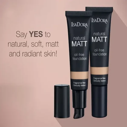 کرم پودر Natural Matt ایزادورا حجم 35 میلی‌لیتر