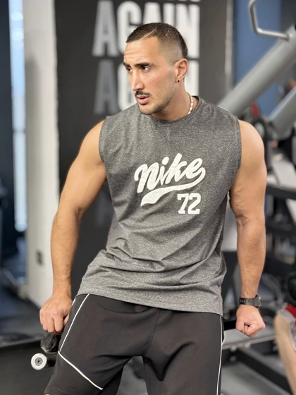 رکابی حلقه‌ای وست نایکی ساده طوسی