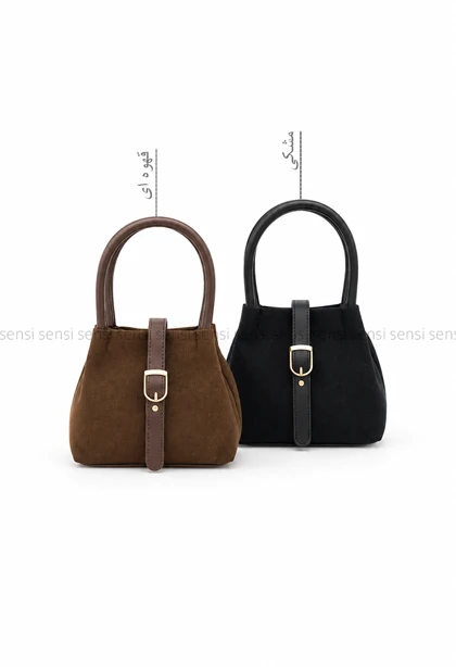 کیف دودسته مخمل کد1006862