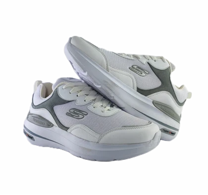 کفش اسپرت و روزمره زنانه و پسرانه برند اسکچرز Skechers مدل چرم تام سفید کد 230