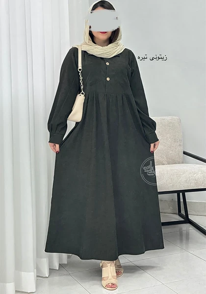 پیراهن مانتویی شیوا