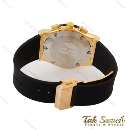 ساعت هابلوت زنانه طلایی مشکی صفحه اسکلتون Hublot-4432-L