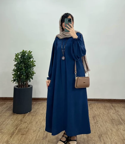 مانتو عبایی بلند رایلی کد 2246
