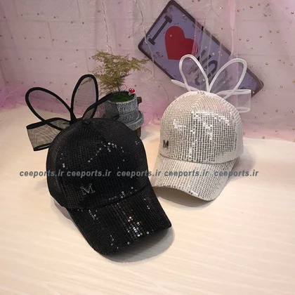 کلاه دخترانه بچه گانه پاپیون دار