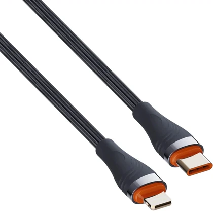 کابل تایپ سی به لایتنینگ الدنیو LDNIO مدل LC691i توان 30 وات 1 متر