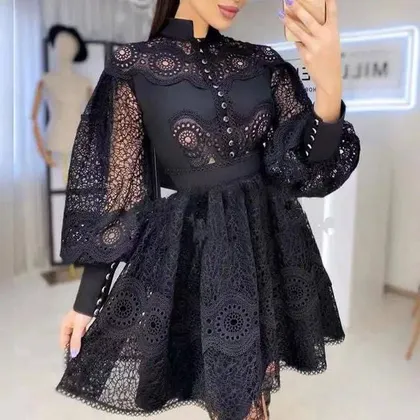 پیراهن گیپوری عروسکی
