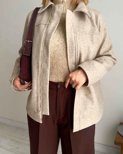 جکت فوتر Blanco (کرم)