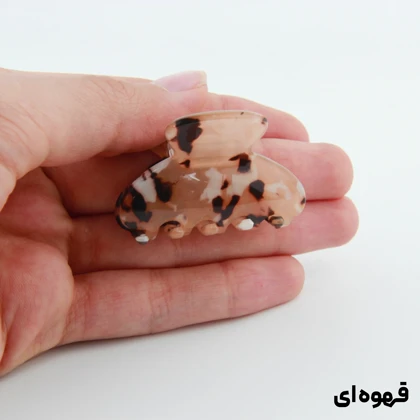 کلیپس دخترانه مدل بند انگشتی طرح صخره خال‌خالی
