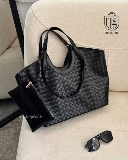 کیف آماندا با پارچه بوتگا