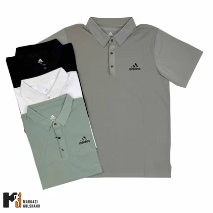 تیشرت مردانه یقه دار آدیداس پارچه اسپان کد 8016