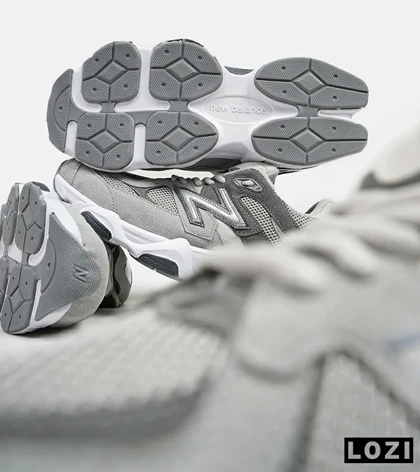 کفش کتانی بزرگ پا طوسی خاکستری NEW BALANCE 9060 مدل 5287